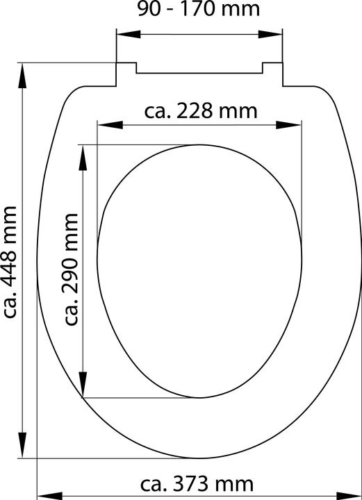 Actual product image Schütte Toilettensitz