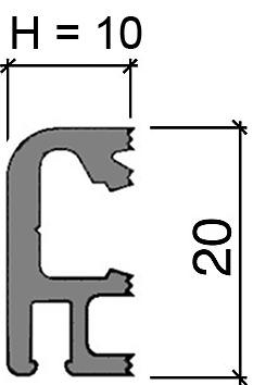 Produktbild Hebgo Halteprofile 124/126