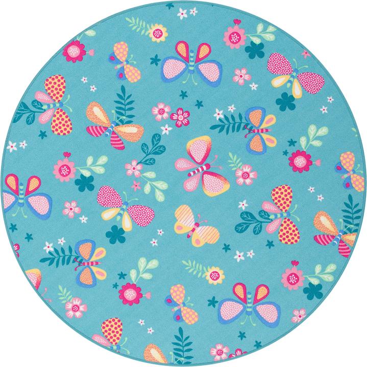Image du produit Snapstyle Tapis de jeu pour enfants Papillon rond (160 x 160 cm)