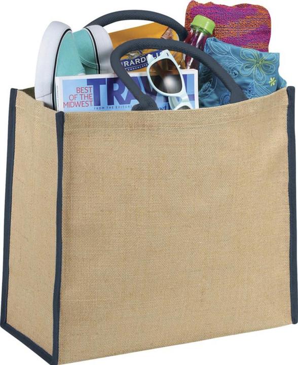 Actual product image Bullet The large jute shopping bag