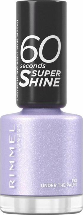 Produktbild Rimmel London 60 Seconds Super Shine 153-Under The Palms 8ml (153, Farblack)