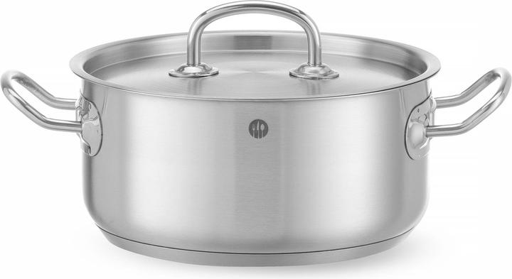 Productafbeelding Gastro Hero Kitchenine braadslede met deksel van roestvrij staal l (20 cm, Koekenpan, Roestvrij staal)