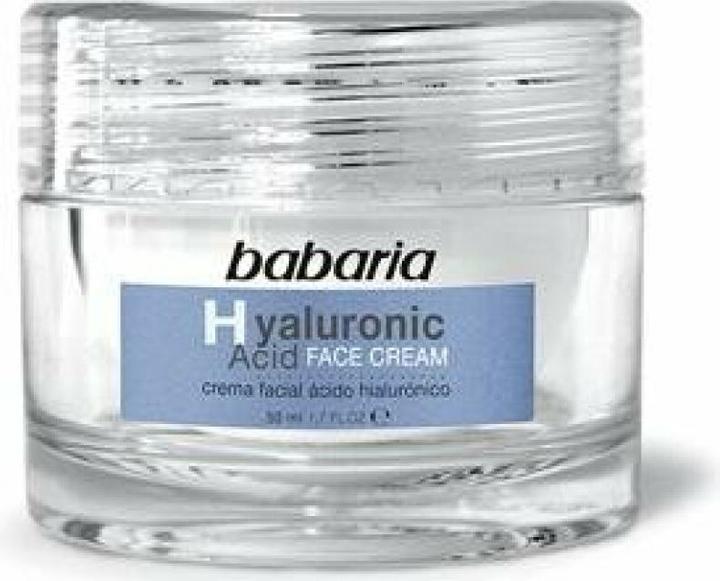 Produktbild Babaria Hyaluronic Acid (50 ml, 24h Creme, Bis SPF 10)