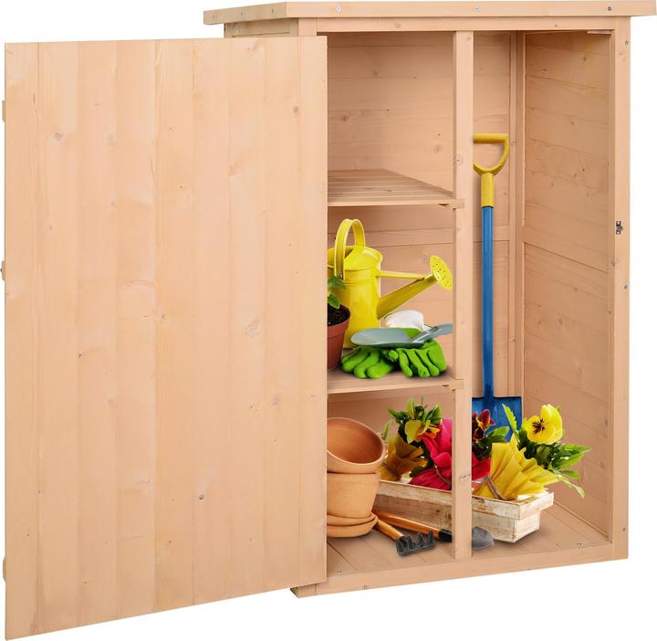 Outsunny Tool shed with shelves