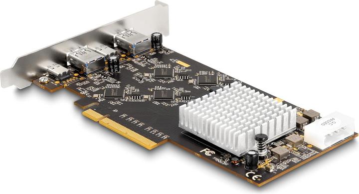 Immagine prodotto Delock Scheda PCI Express x8 con 2 prese USB 20 Gbps USB Type-C™ e 2 prese USB 5 Gbps Type-A