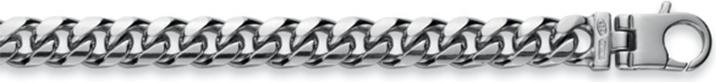 Natsumi Schmuck Halskette Silber 925 Panzer 7mm