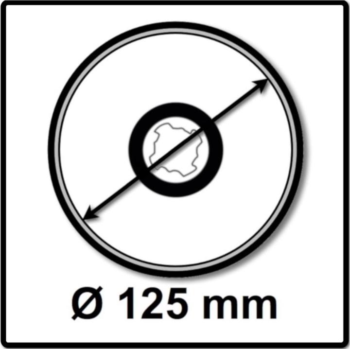 Produktbild Bosch Professional Zubehör PRO Multi Material X-Lock Diamanttrennscheibe, 125 x 22,23 mm, 22,23 mm