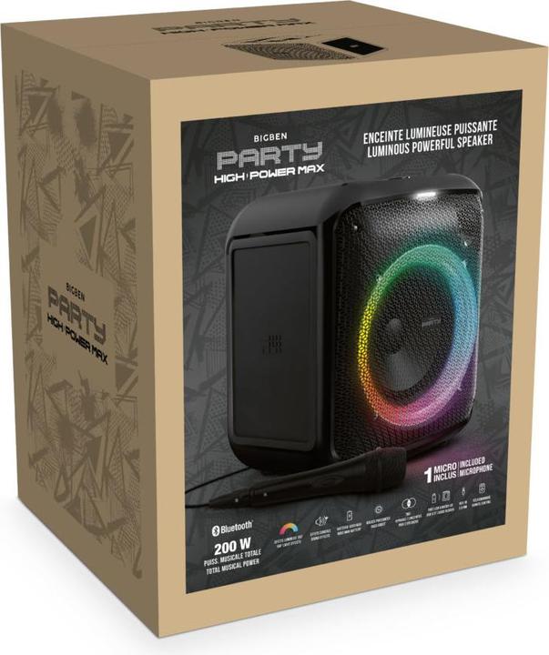 Actual product image Bigben Max - Bluetooth Speaker (4 h, Without external power source)