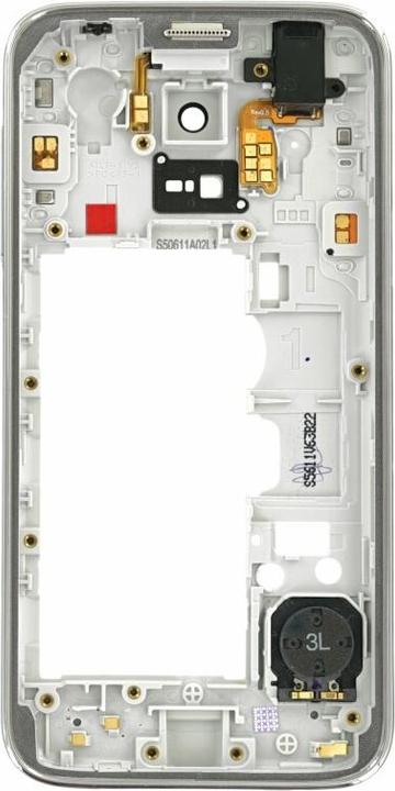 Produktbild OEM Samsung Galaxy S5 Mini G800 Mittelgehäuse Weiss (Galaxy S5 Mini)