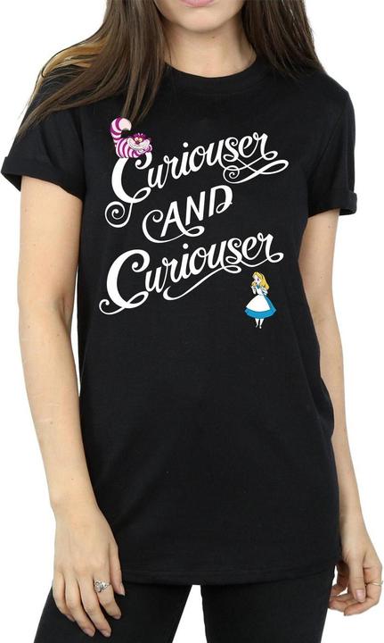 Immagine prodotto Disney Alice In Wonderland Curiouser Maglietta Ampia Donna (XXL)
