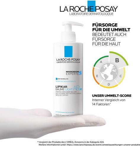 Actual product image La Roche Posay Lipikar Baume AP+M Light (Body lotion, 400 ml)