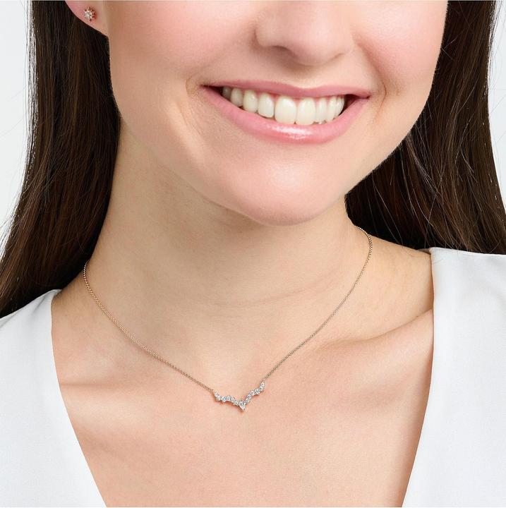 Produktbild Thomas Sabo Halskette Eiskristalle Roségold (925er Silber, 40 - 45 cm)