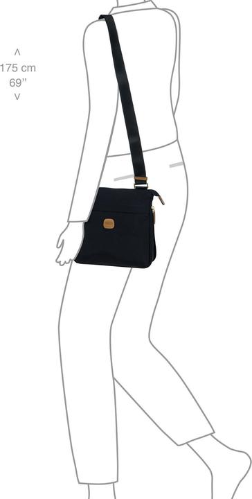 Actual product image Brics X-Collection shoulder bag 26 cm with expansion pleat
