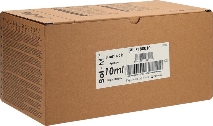 Produktbild Sol-m Spritze 10ml Luer Lock steril 3-teilig 100 Stk