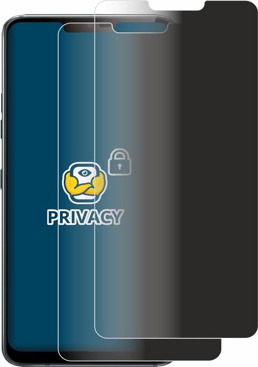 Productafbeelding BROTECT Anti-spionnetje privacyfolie Beschermfolie tegen blauw licht (2 Stuk, LG G7 ThinQ)