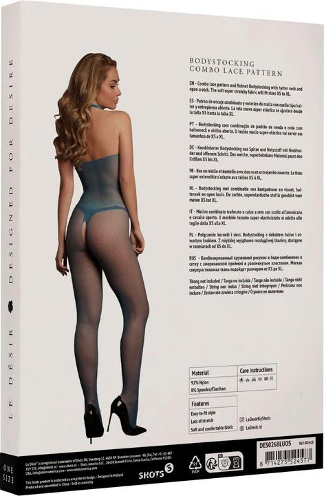 Produktbild Le Désir Fishnet and Lace Bodystocking - One Size (One Size)