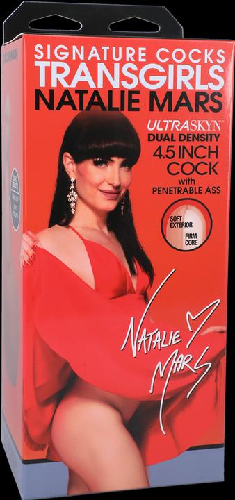 Actual product image Doc Johnson Natalie Mars - Dildo with Penetrable Ass - Transgirls