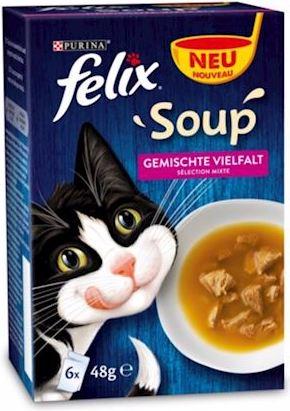 Image du produit Felix Soup Sélection Mixte (Adulte, 6 pcs, 48 g)