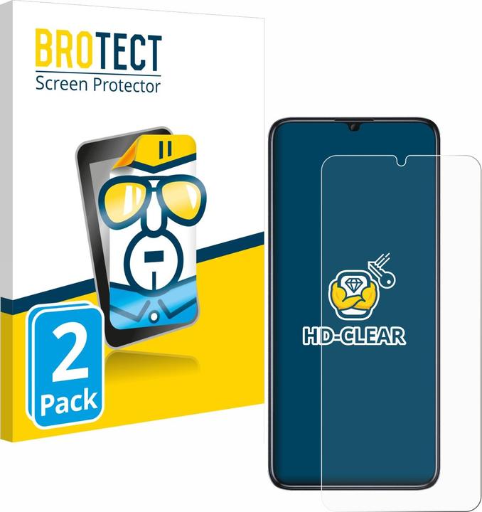 Actual product image BROTECT Screen Protector Clear (2 Piece, Realme C51)