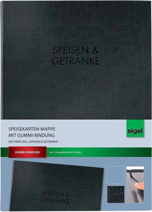 Produktbild Sigel Speisekarten-Mappe (A4, 1 x)