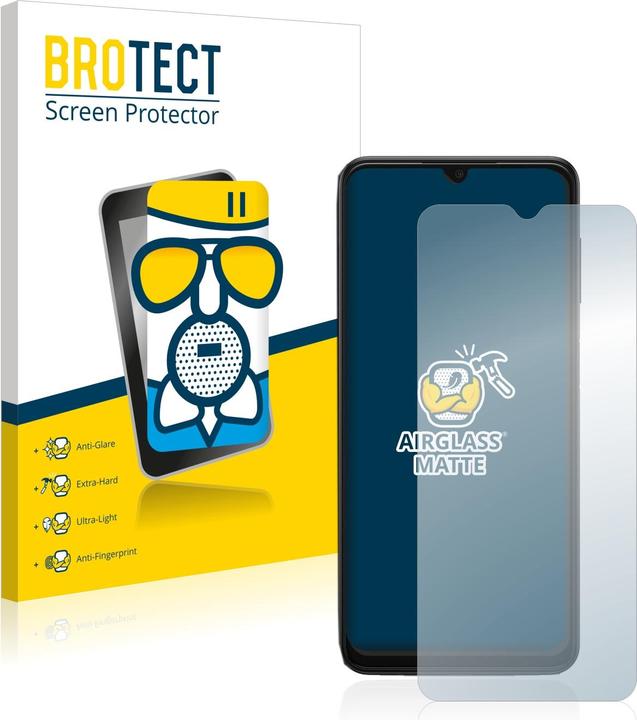 Actual product image BROTECT AirGlass Glass Matte (1 Piece, Samsung Galaxy A13 5G)