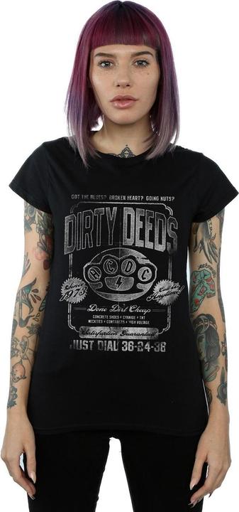 Immagine prodotto AC/DC T-shirt in cotone Just Dial per donne/femmine (M)