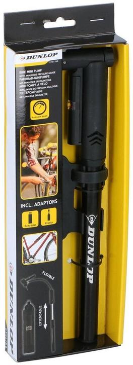 Actual product image Dunlop Bicycle pump with pressure indicator