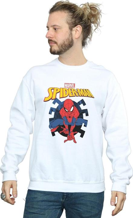 Image du produit - Sweat SPIDER-MAN WEB SHOOTING EMBLEM LOGO - Homme (M)