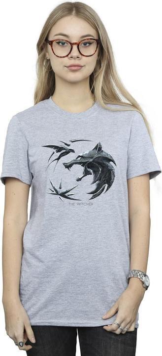 Image du produit Netflix - T-shirt THE WITCHER WOLF LOGO - Femme (XXL)