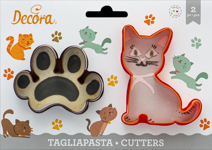 Image du produit Decora Emporte-pièce - Chat (2pcs)