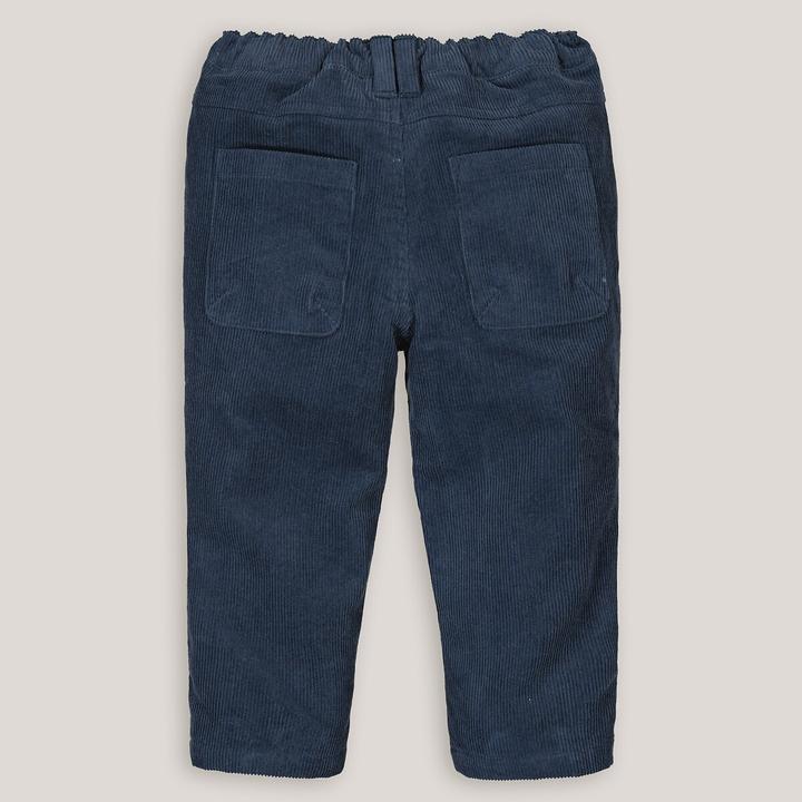 Image du produit La Redoute Collections Pantalon droit en velours côtelé avec doublure en jersey (86)