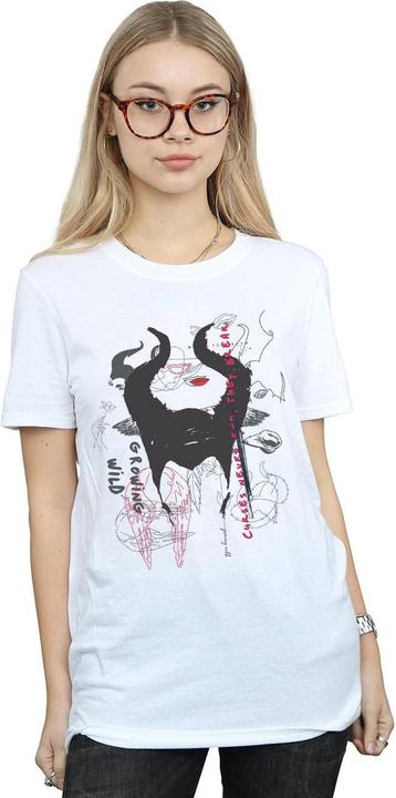 Immagine prodotto Disney Maleficent Mistress Of Evil Growing Wild Horns Collage Maglietta Ampia Donna (XL)