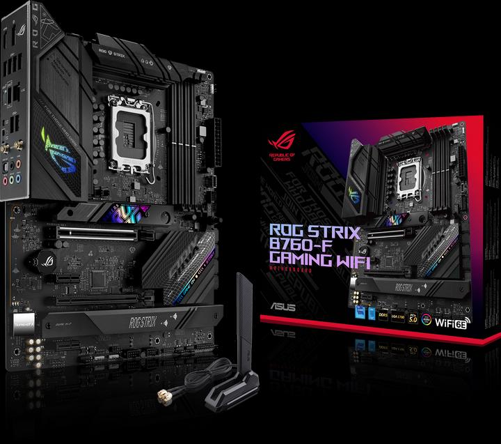 ASUS ROG STRIX B760-F Gaming WIFI (LGA 1700, Intel B760, ATX)