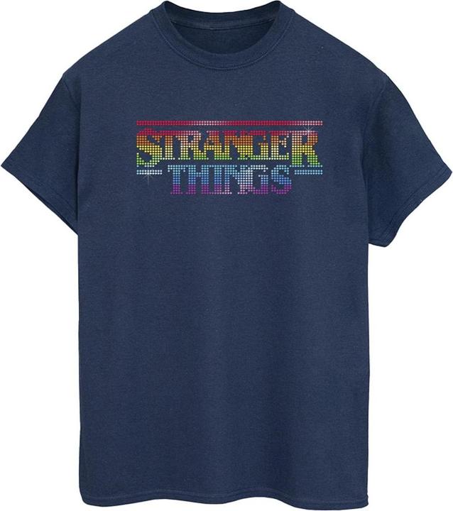 Produktbild Netflix Stranger Things Rainbow Dot Logo TShirt (XL)