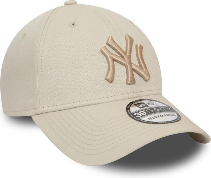 New Era 39Thirty Stretch Cap - New York Yankees stone - M/L (M/L)