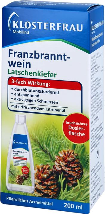 Produktbild Klosterfrau Mobilind Franzbranntwein Latschenkiefer, 200 ml Lösung (1 x, 200 ml)