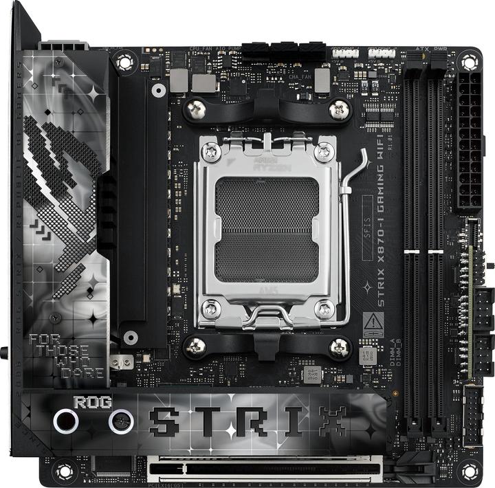 ASUS ROG STRIX X870-I GAMING WIFI (mITX, X870, AM5, DDR5) (AM5, AMD X870, Mini-ITX)