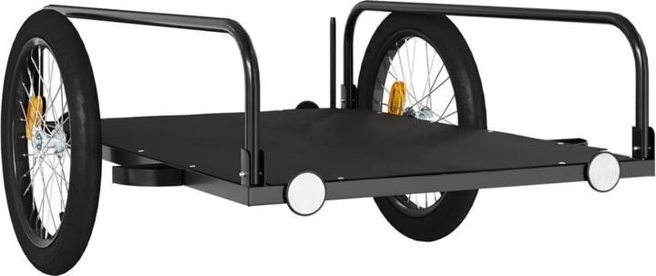 Produktbild VidaXL Fahrradanhänger Cargo Schwarz 135x70x37 cm Eisen, Farbe