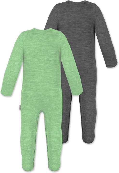 Immagine prodotto Normani Confezione da 2 pezzi di tutina MERINO baby merino "Levin" - 9413 (86)