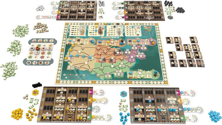 Produktbild Pegasus 57007G - Carnegie - Brettspiel, für 1 bis 4 Spieler ab 12 Jahren (DE/EN-Ausgabe) (Deutsch)