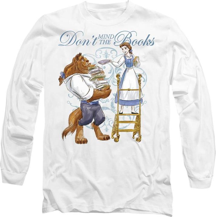 Image du produit Beauty And The Beast - T-shirt DON'T MIND THE BOOKS - Adulte (XL)
