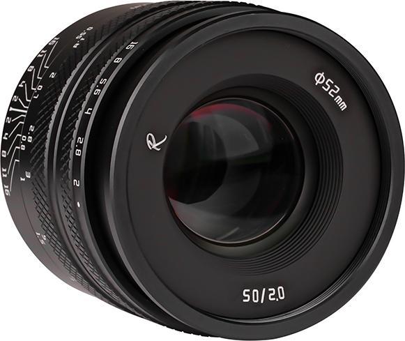 Immagine prodotto AstrHori Full Frame 50mm F2.0 con attacco Canon RF (nero) (Canon RF, Full-frame)