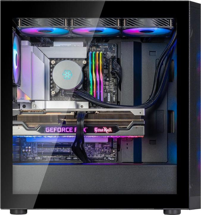Actual product image Silverstone SST-FA514X-BG - FARA High Airflow ATX Mid-Tower gaming chassis with dual radiator suppor (ATX, mATX, Mini-ITX)