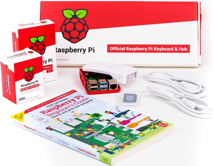 Raspberry Pi offizielles Pi 4 4GB Desktop Kit, DE