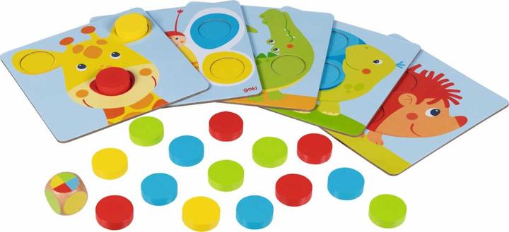 Goki My first colour sorting game (French, German, Italian, English)