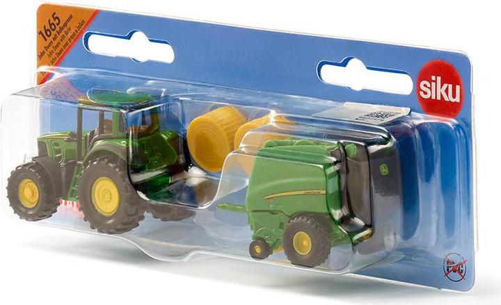 Immagine prodotto Siku 1665 John Deere con rotopressa