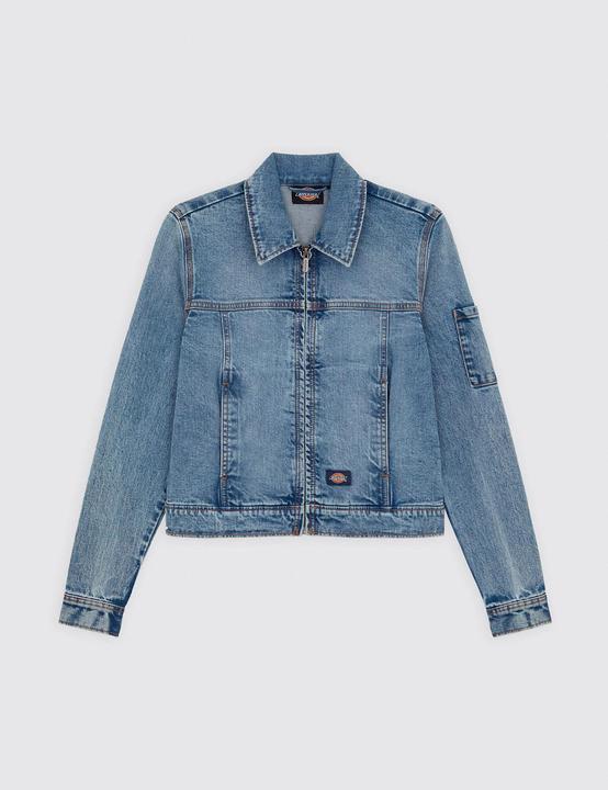 Actual product image Dickies Denim Slim Jacket W Rinsed Fade (L)