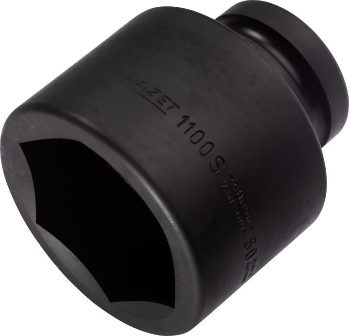 Actual product image HAZET Impact socket ∙ hexagon 1100S-60 ∙ Square, hollow 25 mm (1 inch) ∙ Outside hexagon profile ∙ … (60 mm)