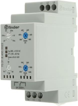 Produktbild Finder Voltage monitoring relay 380-415V ac,3P