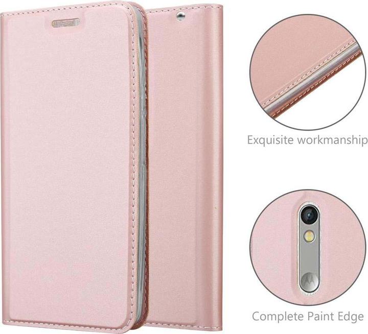 Produktbild Cadorabo Book Classy Style Cover (Motorola Moto X Play)